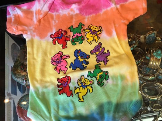 Tie-dye romper Dancing Bear