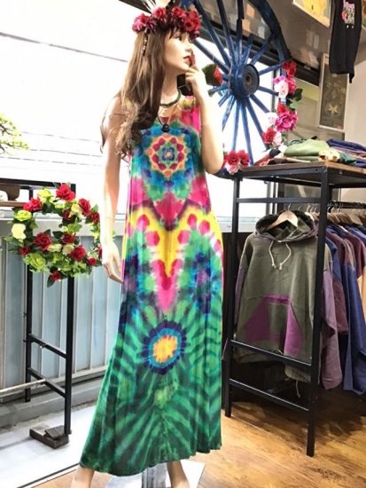 Tie-Dye Long Dress