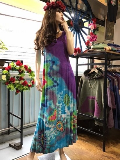 Tie-Dye Long Dress