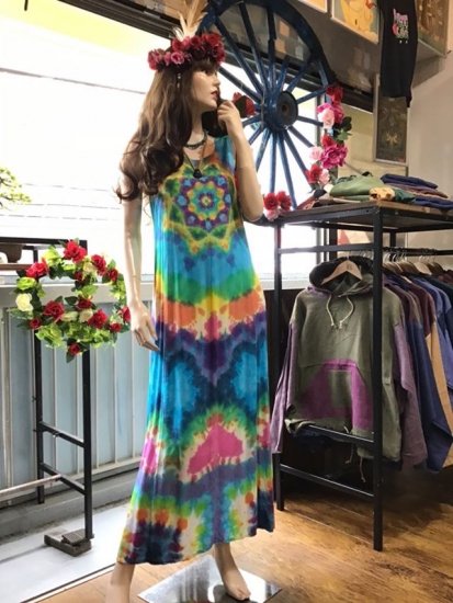 Tie-Dye Long Dress