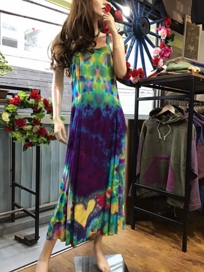 Tie-Dye Long Dress