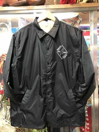 Hippie Biker Black Coach Jacket