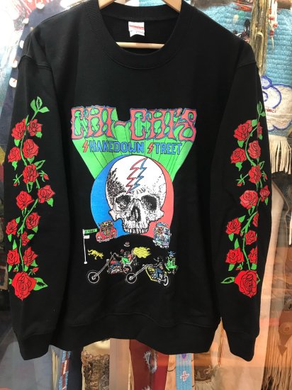 CHI-CHI'S Shakedown Street Long Sleeve Shirt Black