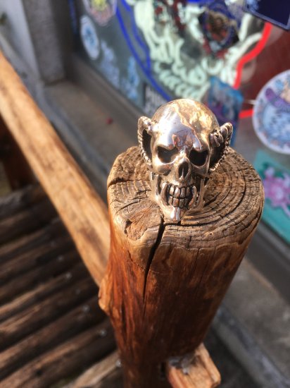 TOMBSTONE SILVER WORKS Skull Ring
