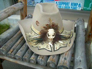 Charlie１Horse  Muskrat Skull Decoration Hat