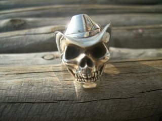 IDEA inc.Cow Boy Skull Ring (one of a kind)
